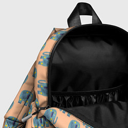 Детский рюкзак Слоники в звездах, цвет: 3D-принт — фото 2