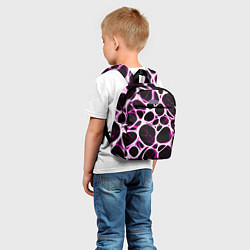 Детский рюкзак Розовая морская волна, цвет: 3D-принт — фото 2