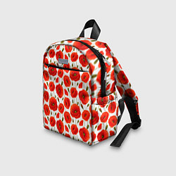 Детский рюкзак Полевые цветы маки, цвет: 3D-принт — фото 2