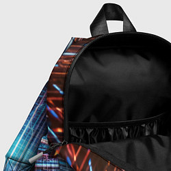 Детский рюкзак Киберпанк байкер, цвет: 3D-принт — фото 2