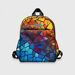 Детский рюкзак Мозаика витражная, цвет: 3D-принт
