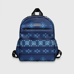 Детский рюкзак Blue tribal geometric