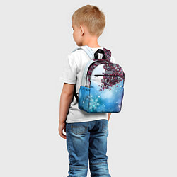 Детский рюкзак Цунами из новогодних шариков, цвет: 3D-принт — фото 2