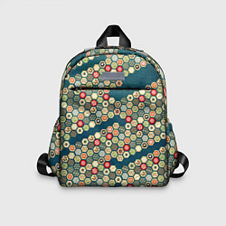 Детский рюкзак Традиционный японский узор: черепаховый панцирь-со, цвет: 3D-принт