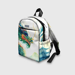Детский рюкзак Japanese dragon - watercolor art, цвет: 3D-принт — фото 2