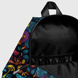 Детский рюкзак Паттерн в мексиканском фолк-стиле, цвет: 3D-принт — фото 2
