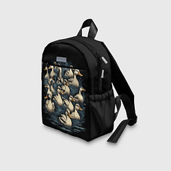 Детский рюкзак Утки в пруду, цвет: 3D-принт — фото 2