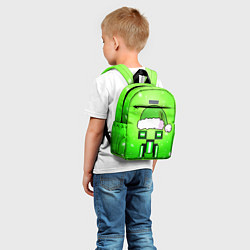 Детский рюкзак Майнкрафт новогодний крипер, цвет: 3D-принт — фото 2
