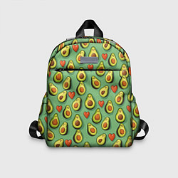 Детский рюкзак Авокадо и сердечки