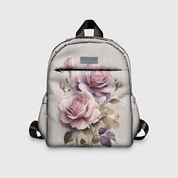 Детский рюкзак Нежные розовые розы на стене