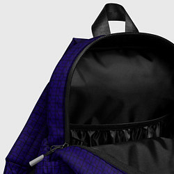 Детский рюкзак Геометричные полосы ультрамарин, цвет: 3D-принт — фото 2