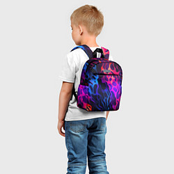 Детский рюкзак Камуфляж из ярких красок, цвет: 3D-принт — фото 2
