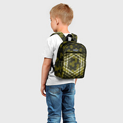 Детский рюкзак Гексагональная броня, цвет: 3D-принт — фото 2