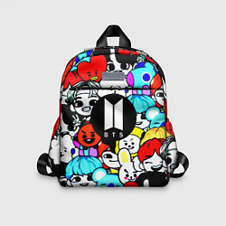 Детский рюкзак Bangtan Boys logo band, цвет: 3D-принт