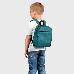 Детский рюкзак Изумрудный камуфляж, цвет: 3D-принт — фото 2