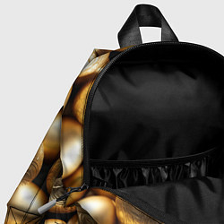 Детский рюкзак Золотые Пасхальные яйца, цвет: 3D-принт — фото 2