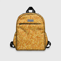 Детский рюкзак Текстура жёлто-золотой