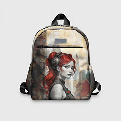 Детский рюкзак Рыжая девушка с татуировкой, цвет: 3D-принт
