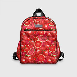 Детский рюкзак Красные фрукты и ягоды