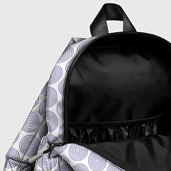 Детский рюкзак Ретро круги контурные, цвет: 3D-принт — фото 2