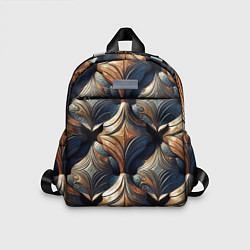 Детский рюкзак Деревянные узоры щита, цвет: 3D-принт