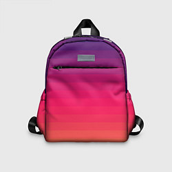 Детский рюкзак Полосный градиент, цвет: 3D-принт