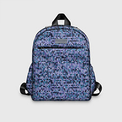 Детский рюкзак Синий узор вязанного трикотажного полотна