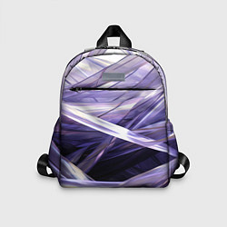 Детский рюкзак Фиолетовые прозрачные полосы, цвет: 3D-принт