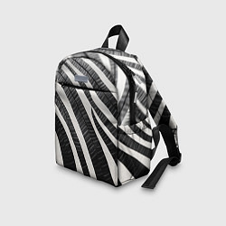Детский рюкзак Зебровые полоски на текстуре, цвет: 3D-принт — фото 2