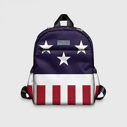 Детский рюкзак Флаг Америки, цвет: 3D-принт