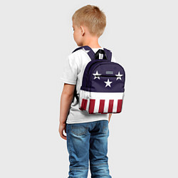Детский рюкзак Флаг Америки, цвет: 3D-принт — фото 2