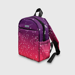 Детский рюкзак Созвездия в розовом небе, цвет: 3D-принт — фото 2