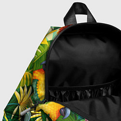 Детский рюкзак Попугаи - экзотические птицы, цвет: 3D-принт — фото 2