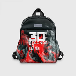 Детский рюкзак Seconds to mars fire, цвет: 3D-принт