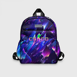 Детский рюкзак Counter Strike go - neon, цвет: 3D-принт