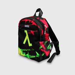 Детский рюкзак Half life кислотное лого флейм, цвет: 3D-принт — фото 2