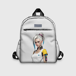 Детский рюкзак Девушка в белом топе Cyberpunk 2077
