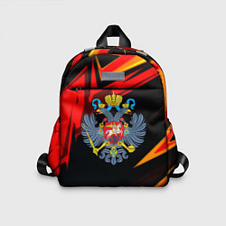 Детский рюкзак Герб Рф геометрия, цвет: 3D-принт