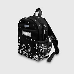 Детский рюкзак Fortnite новый год паттерн, цвет: 3D-принт — фото 2
