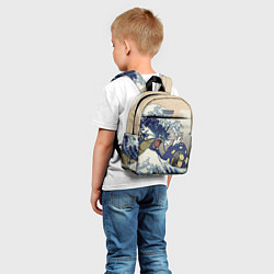 Детский рюкзак Kanagawa wave - Gyarados, цвет: 3D-принт — фото 2