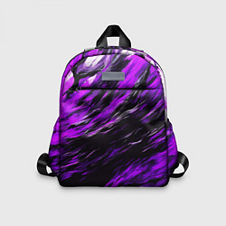 Детский рюкзак Чёрная и розовая буря, цвет: 3D-принт