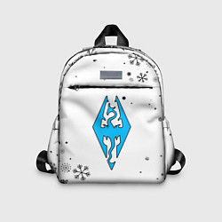 Детский рюкзак Skyrim logo winter