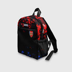 Детский рюкзак Арсенал Лондон краски, цвет: 3D-принт — фото 2