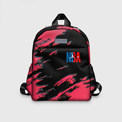 Детский рюкзак NBA краски текстура, цвет: 3D-принт