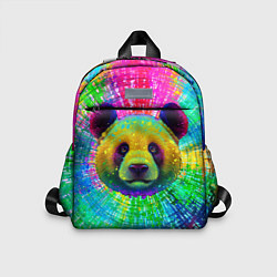 Детский рюкзак Цветная панда, цвет: 3D-принт