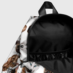 Детский рюкзак Текстура собак, цвет: 3D-принт — фото 2