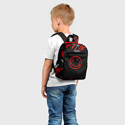Детский рюкзак Нирвана текстура рок, цвет: 3D-принт — фото 2