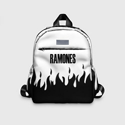 Детский рюкзак Ramones fire black rock, цвет: 3D-принт