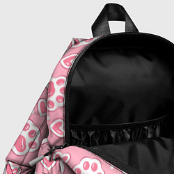 Детский рюкзак Кошачьи лапки и сердечки, цвет: 3D-принт — фото 2