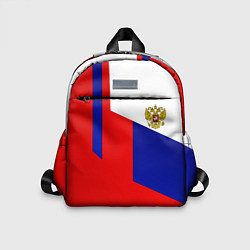 Детский рюкзак Россия геометрия спортивная, цвет: 3D-принт